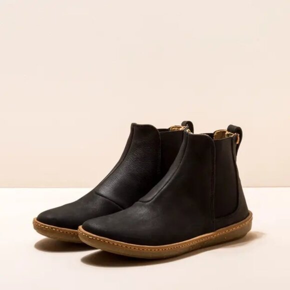 Leather Ankle Boots - Picture 1 of 2